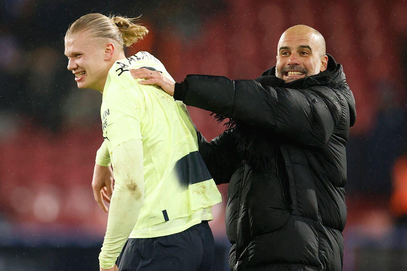 Guardiola vuelve al Bernabéu pero ahora con la presencia de Haaland en ataque.