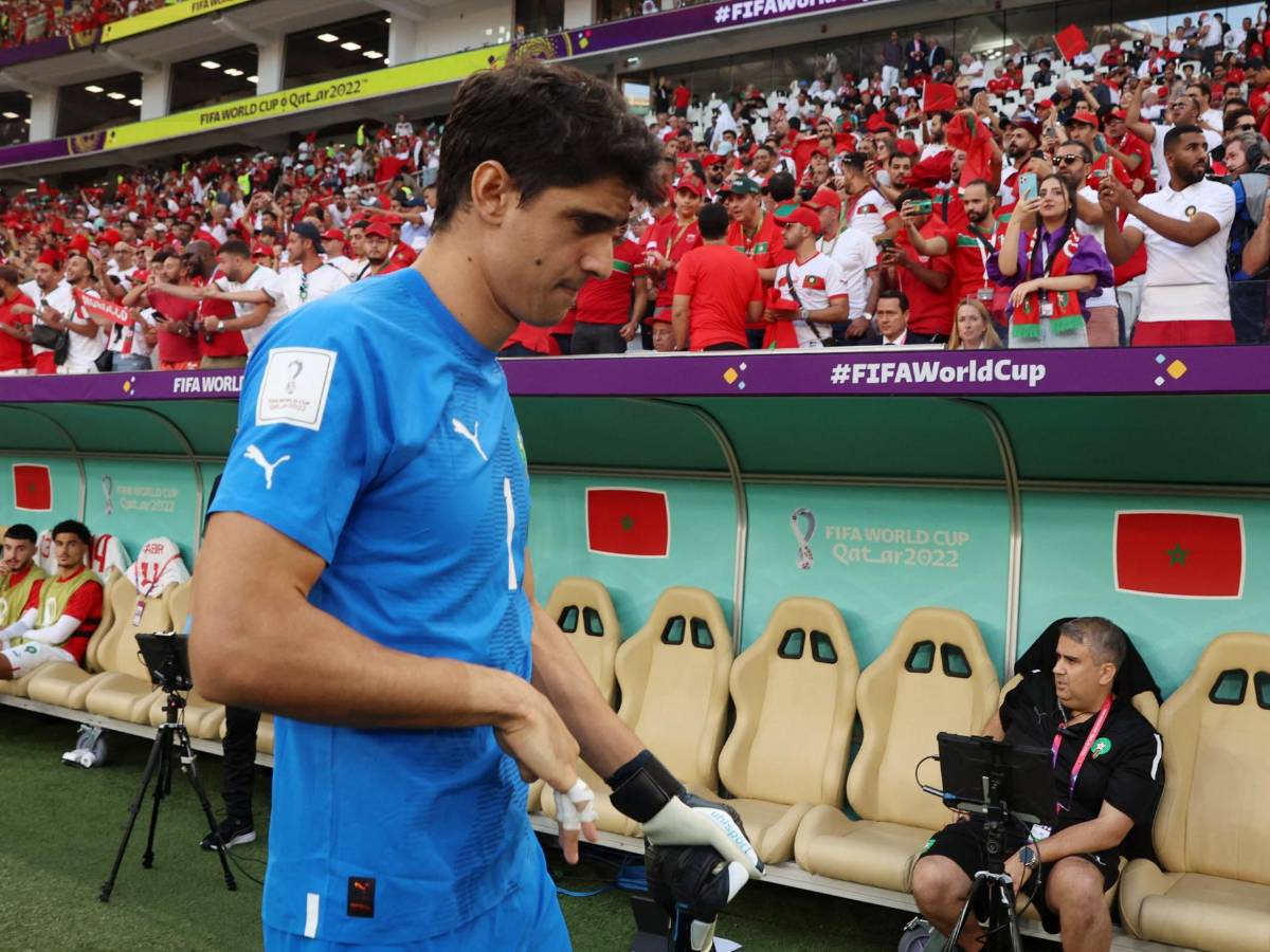 Cantó el himno, pero no jugó el partido; el desconocido Courtois y el beso a Hakimi en la victoria de Marruecos en Qatar 2022