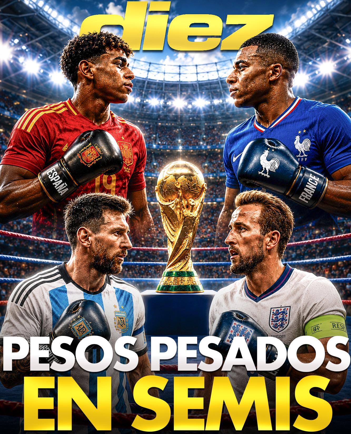 Pesos pesados en las semis del Mundial 2026
