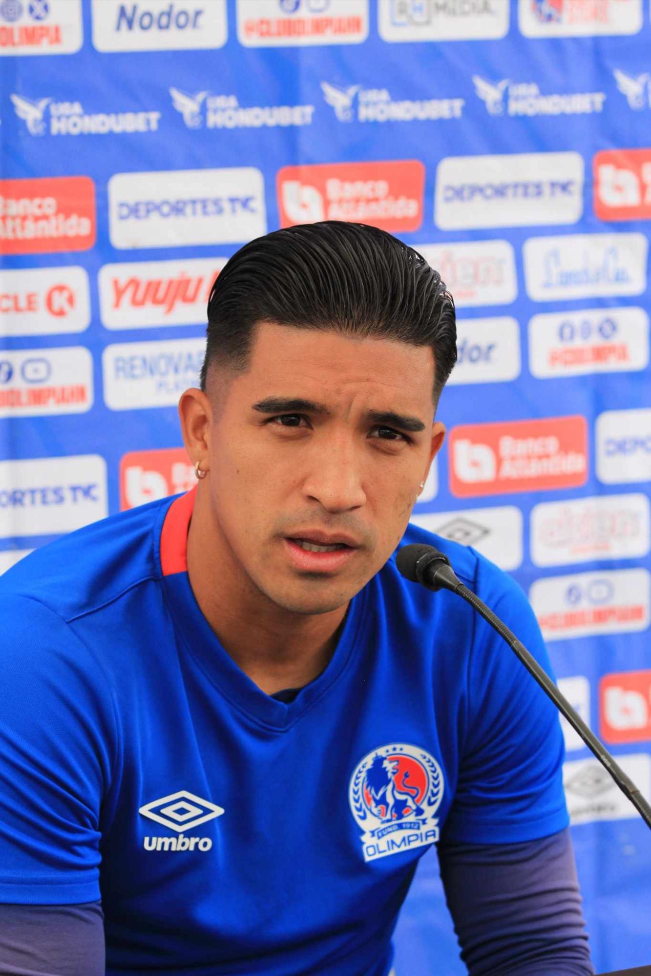 El futbolista de Olimpia dejó claro que Olancho es un rival complicado y que tiene jugadores con experiencia para hacer un buen partido. (FOTO: Estalin Irías)