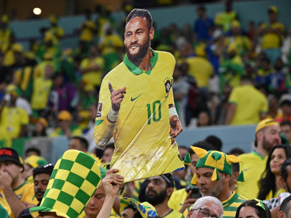 Neymar es la principal figura de Brasil en este Mundial de Qatar 2022.