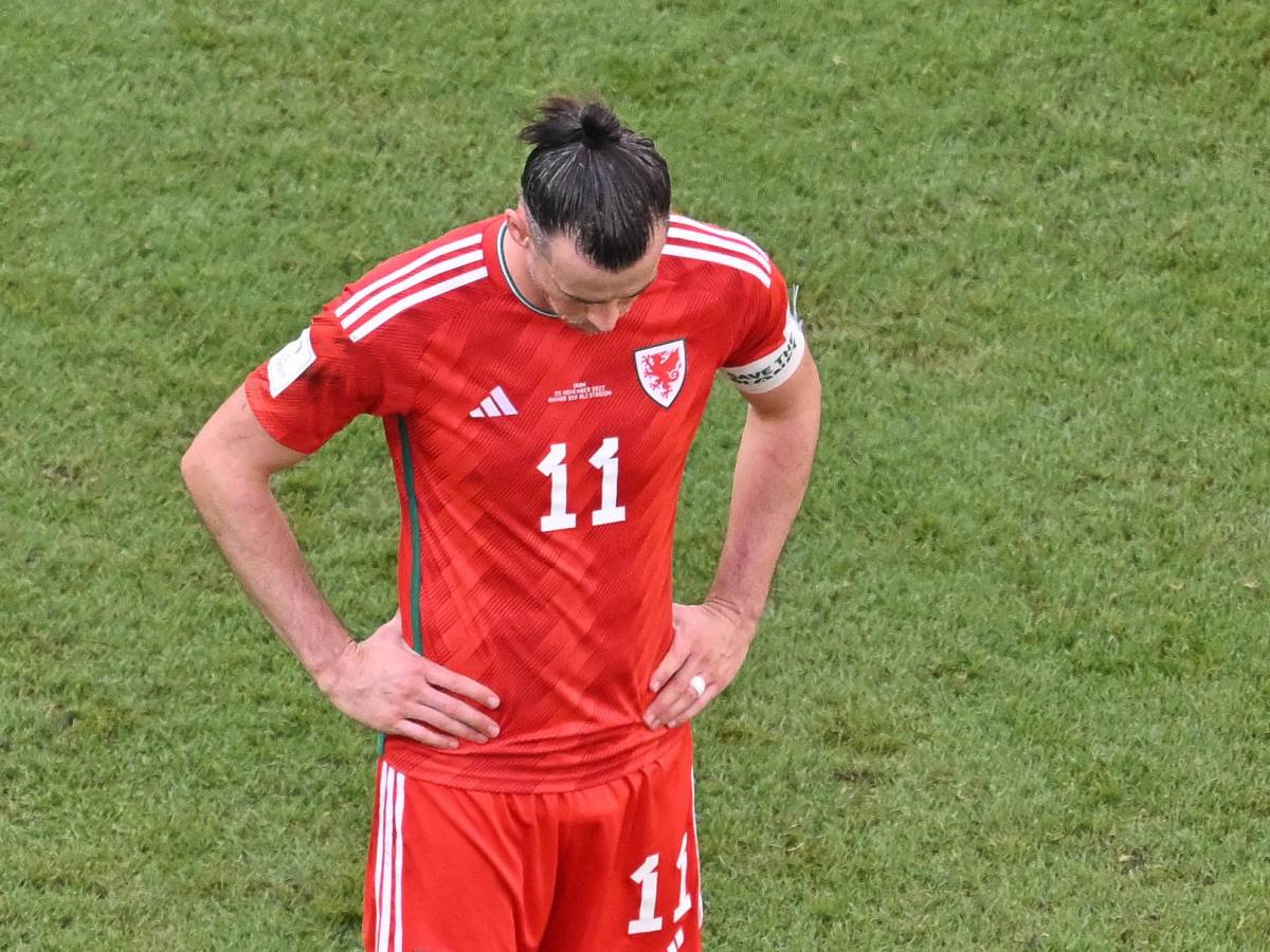 Gareth Bale, futbolista de LAFC, está casi eliminado de la primera fase del Mundial de Qatar con Gales.