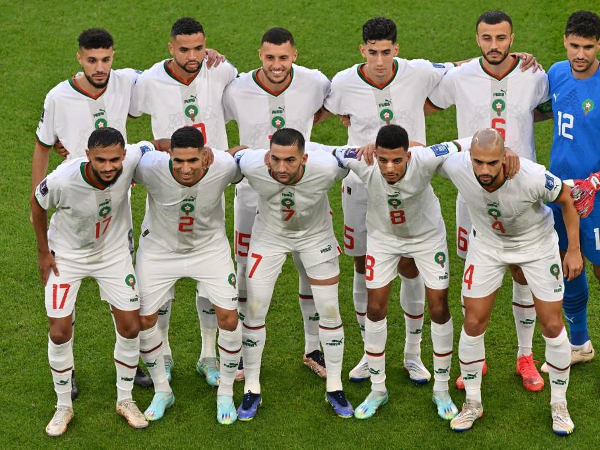 Cantó el himno, pero no jugó el partido; el desconocido Courtois y el beso a Hakimi en la victoria de Marruecos en Qatar 2022