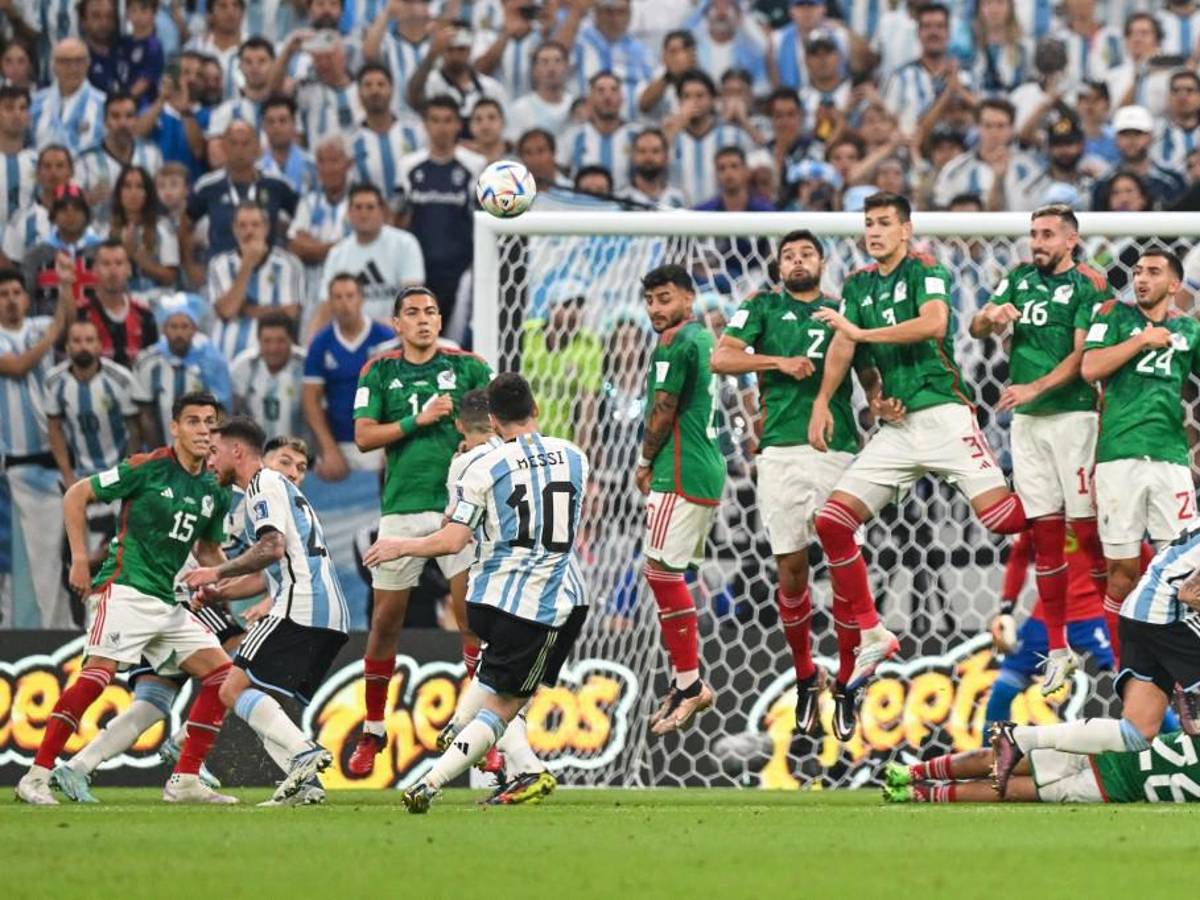 El dolor de los mexicanos y el festejo de Messi por el triunfo de Argentina en el Mundial; así fue captada Antonela Roccuzzo en el estadio