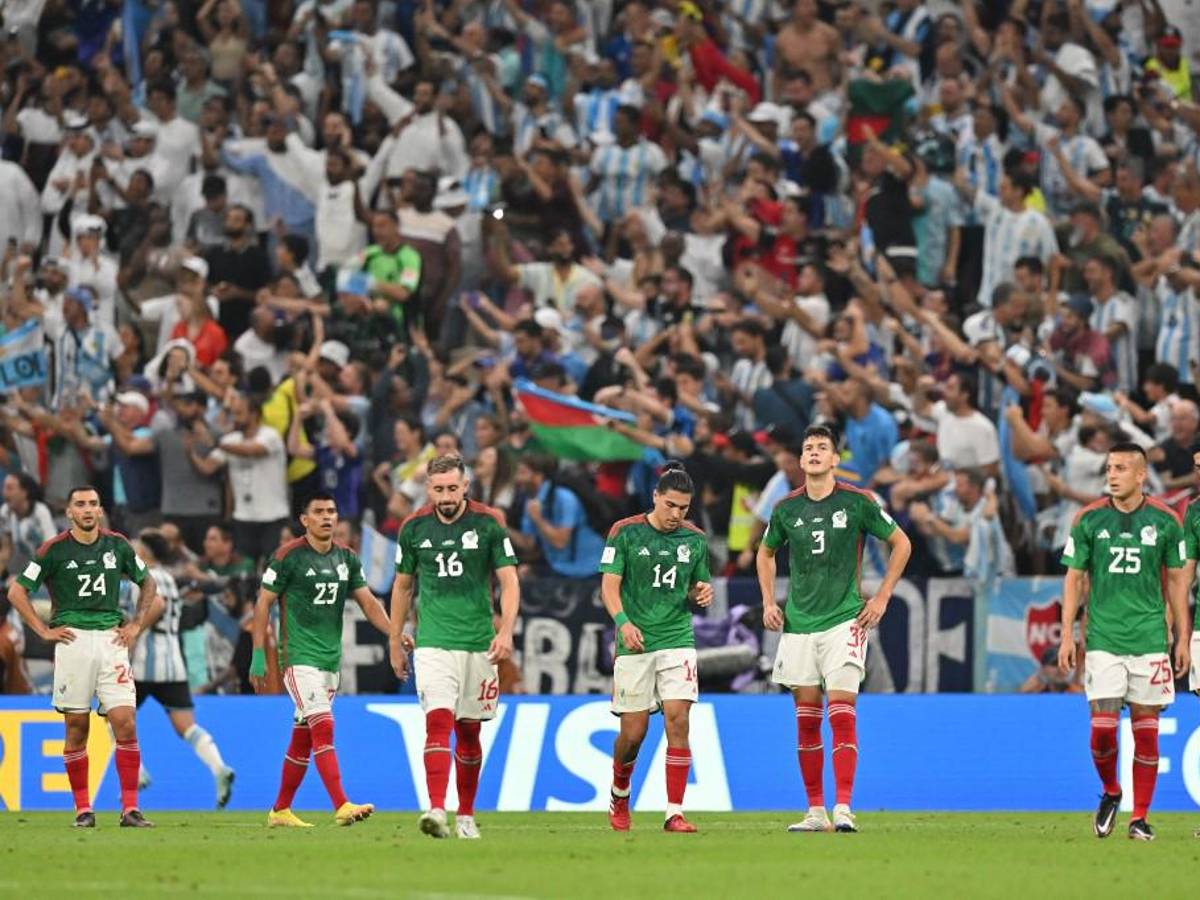 El dolor de los mexicanos y el festejo de Messi por el triunfo de Argentina en el Mundial; así fue captada Antonela Roccuzzo en el estadio