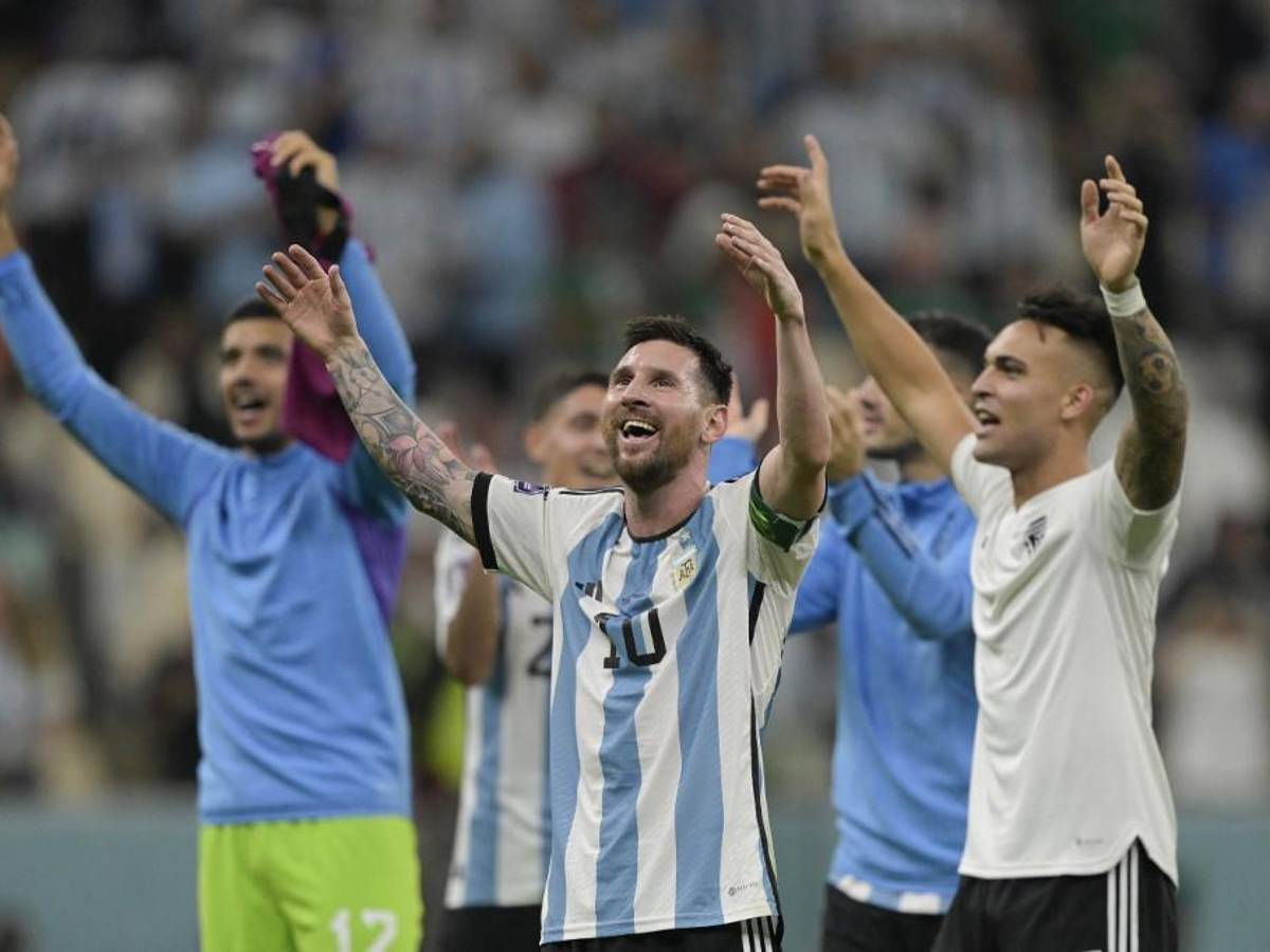 El dolor de los mexicanos y el festejo de Messi por el triunfo de Argentina en el Mundial; así fue captada Antonela Roccuzzo en el estadio