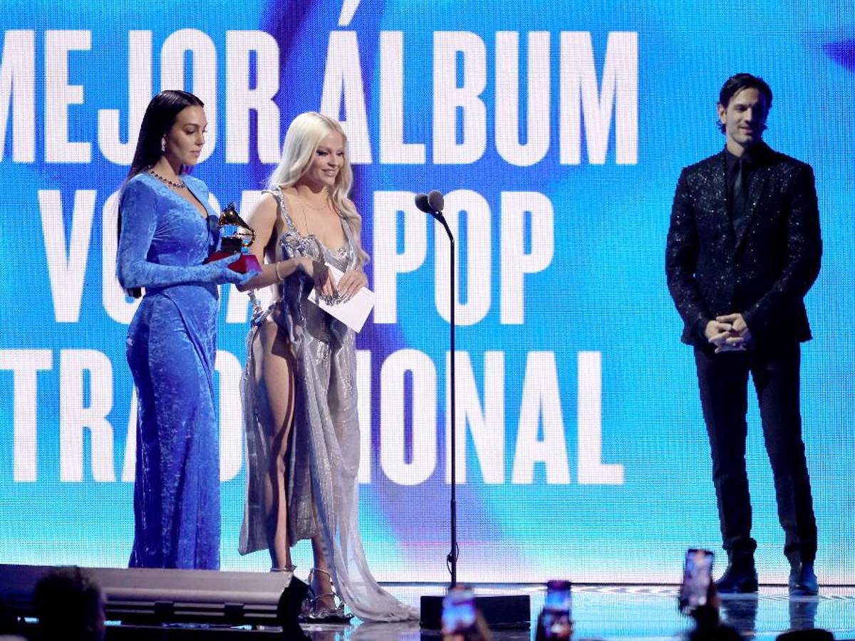 Georgina Rodríguez incendió Las Vegas: así lució la novia de Cristiano en los Latin Grammy 2022 y su incidente antes de la premiación