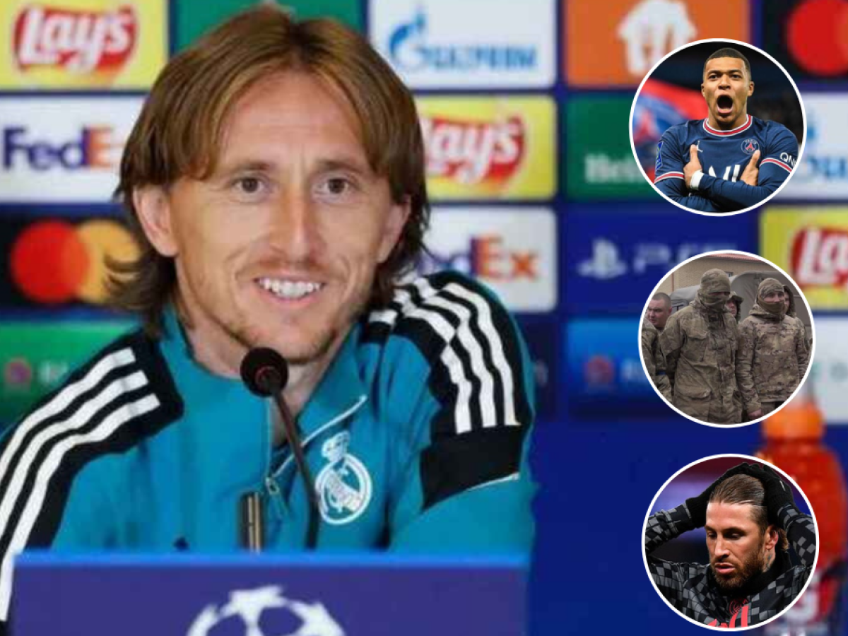 Luka Modric: Su revelación a Mbappé, el deseo con la guerra y el regreso de Sergio Ramos al Bernabéu para el Real Madrid-PSG