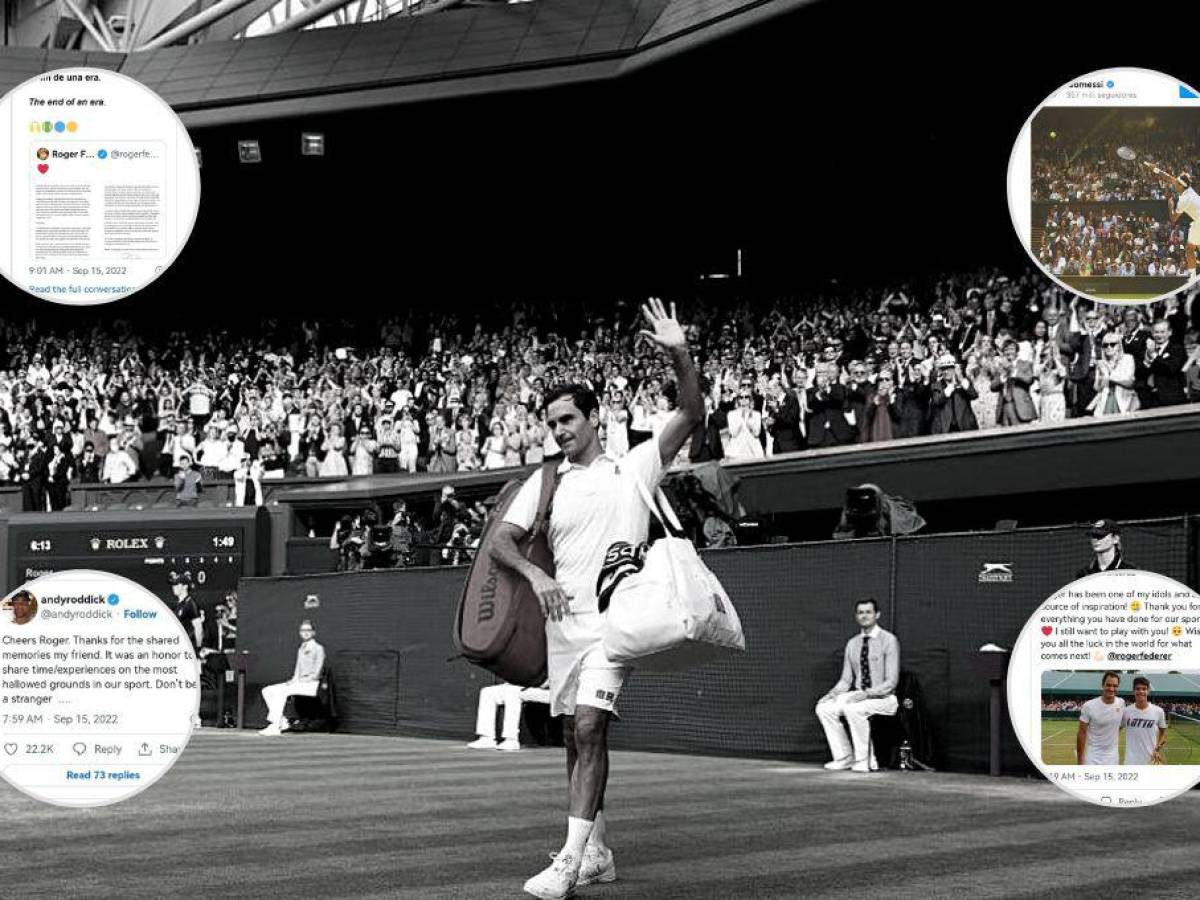 El mundo del deporte despide a Roger Federer: los grandes deportistas e instituciones que homenajearon al tenista suizo