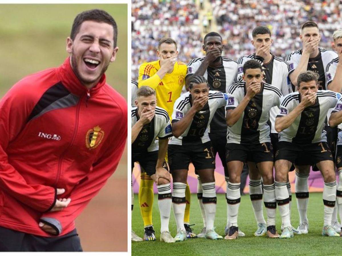 Eden Hazard se burla de Alemania tras la derrota ante Japón: “Habría sido mejor no taparse la boca y ganar”