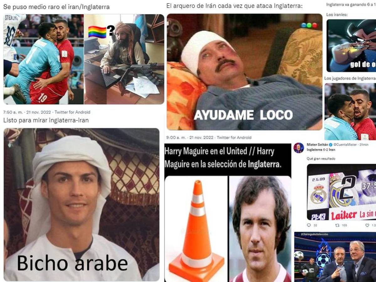¡Para morir de risa! Los divertidos memes que dejó la paliza de Inglaterra sobre Irán en el Mundial de Qatar
