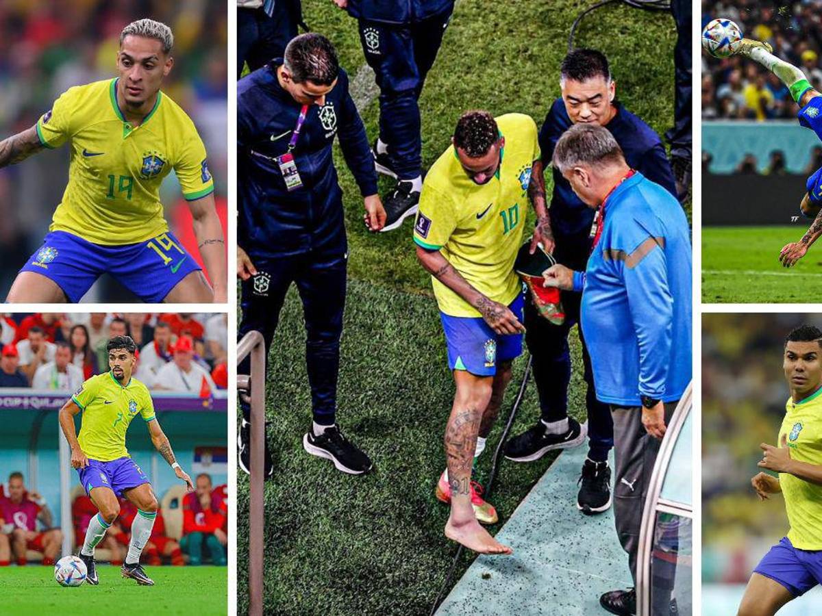 Jugadores brasileños envían energía positiva a Neymar que salió lesionado en el debut de Brasil ante Serbia