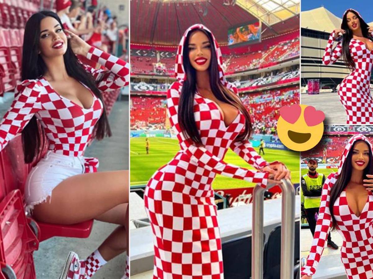 Así es la infartante modelo croata que desafía las normas de Qatar en el Mundial: ‘‘Esto es un desastre’’
