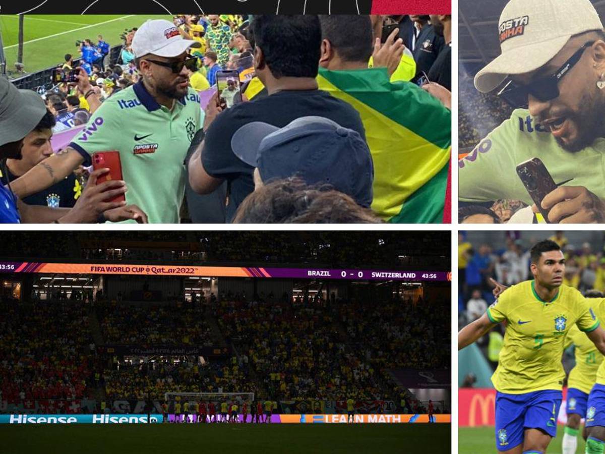 El doble de Neymar en las tribunas, el festejo soberbio de Casemiro y se fue la luz en el estadio 974, así se vivió el Brasil-Suiza