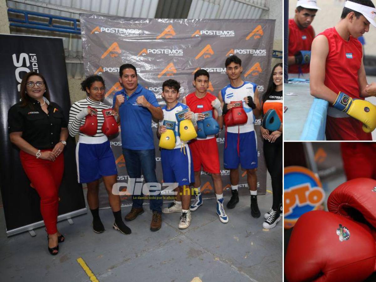 Federación Hondureña de Boxeo recibe donación de material de entrenamiento para los atletas que entrenan para representar al país