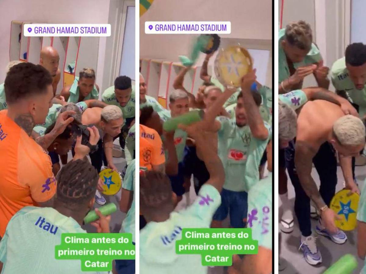 Lucas Paquetá es el ‘relajero’ del equipo: captan a la Selección de Brasil celebrando a días de su debut en el Mundial de Qatar