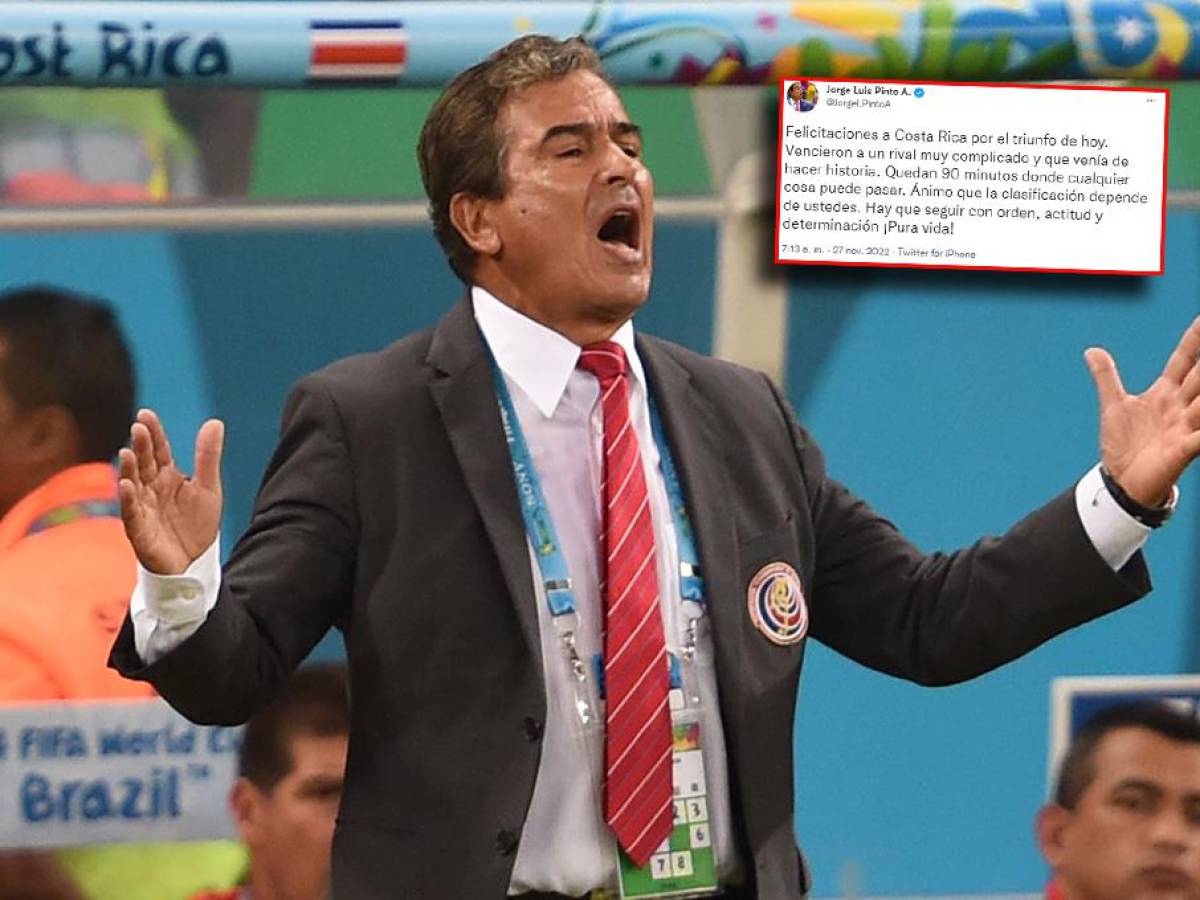 El mensaje de Jorge Luis Pinto para Costa Rica después de su triunfazo sobre Japón en el Mundial