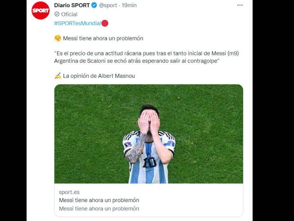 “Ni D10s ayuda al que madruga”: Así reaccionó la prensa tras la derrota de Argentina ante Arabia Saudita en Qatar 2022