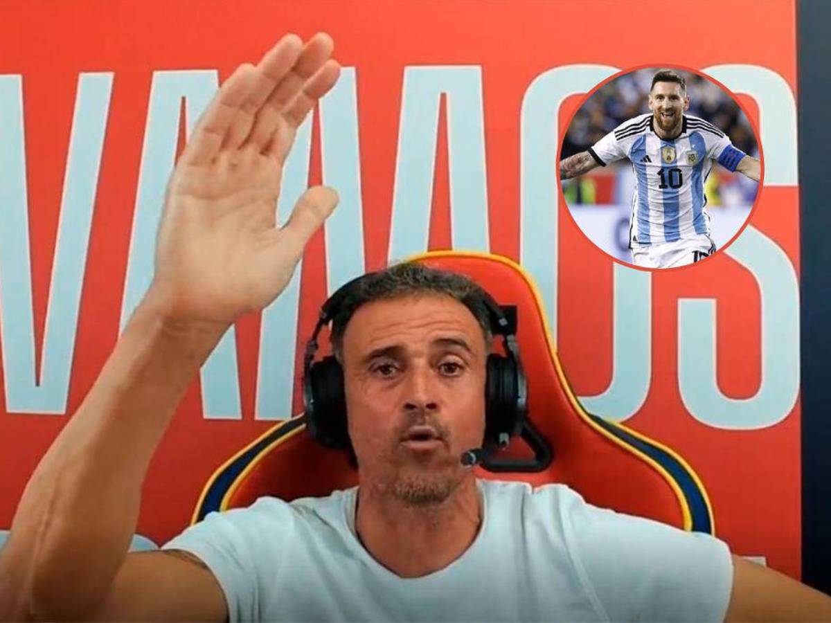 Luis Enrique en su debut como streamer: “Si no gana España el Mundial de Qatar 2022, quiero que gane Argentina por Messi”