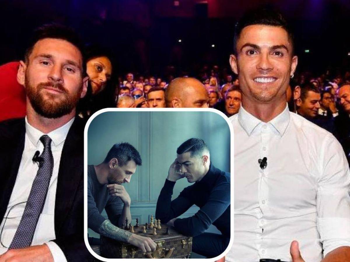 La fotografía que Cristiano Ronaldo publicó junto a Lionel Messi