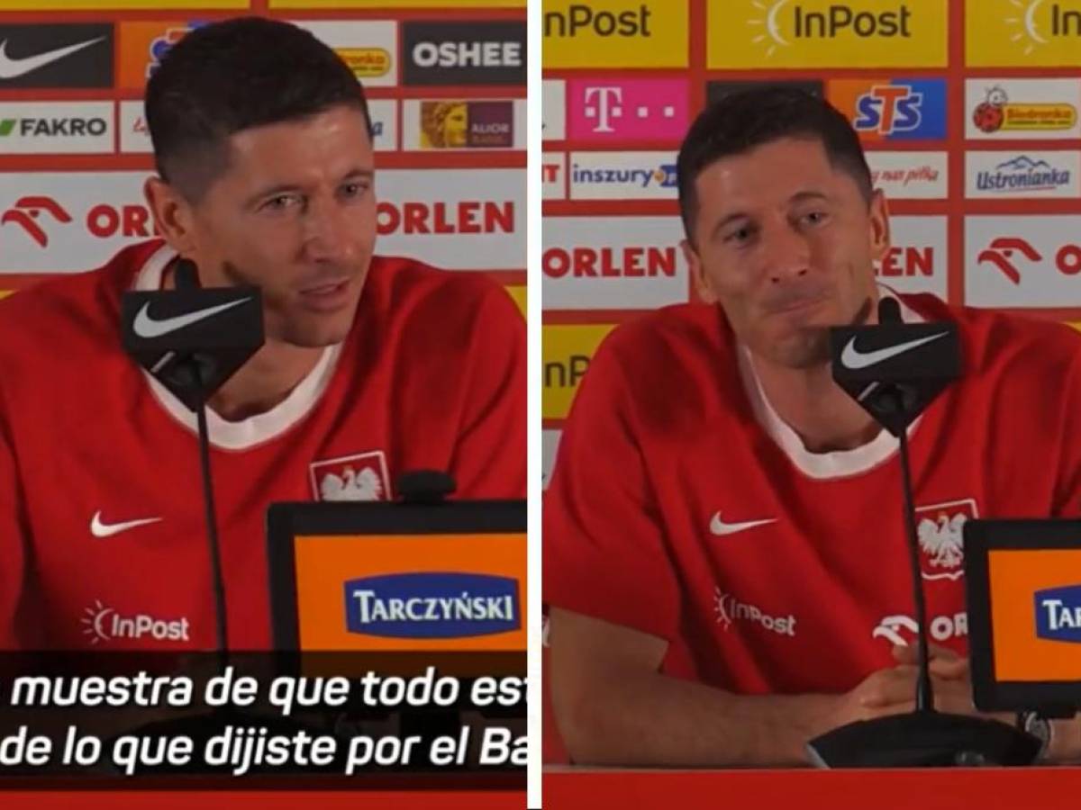 El tenso cruce entre Lewandowski y un periodista argentino que preguntó por Messi: “¿Cuándo dije eso?”