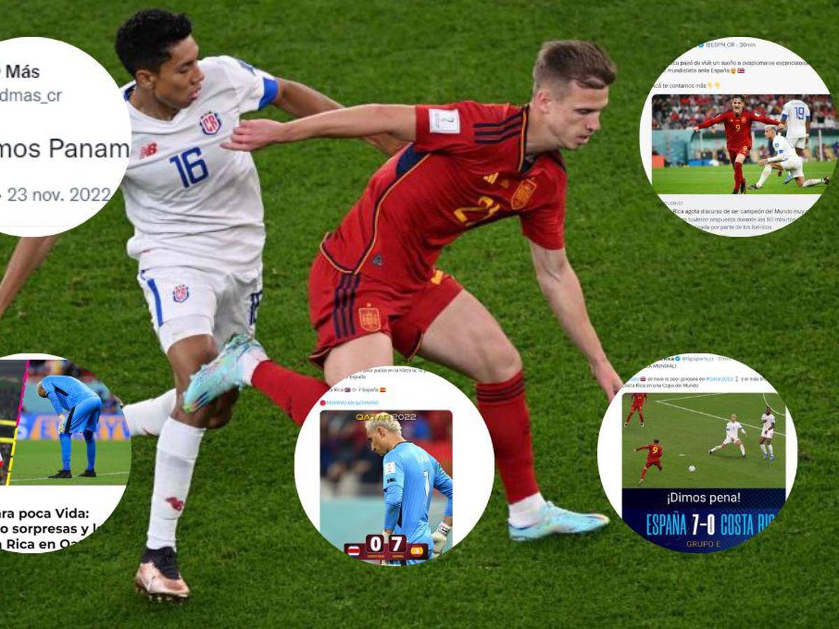 “Parecemos Panamá”, “Dimos pena”: las reacciones de la prensa tica tras la derrota de ante España en Qatar 2022