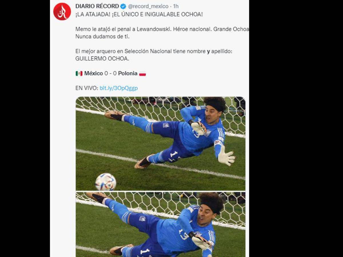 Alaban a Ochoa, le piden más al Chucky y Argentina sigue viva: así reaccionó la prensa tras el empate de México y Polonia