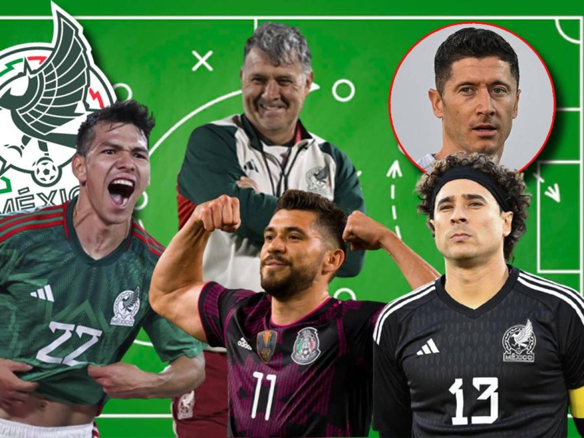 ¡Agárrate Lewandowski! La alineación de México para dar el primer golpe en el Mundial de Qatar contra Polonia