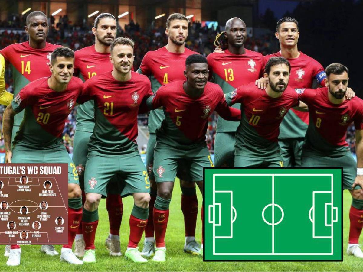 ¡Con Cristiano Ronaldo al frente! este sería el 11 inicial de Portugal ante Ghana por el debut en el Mundial de Qatar 2022