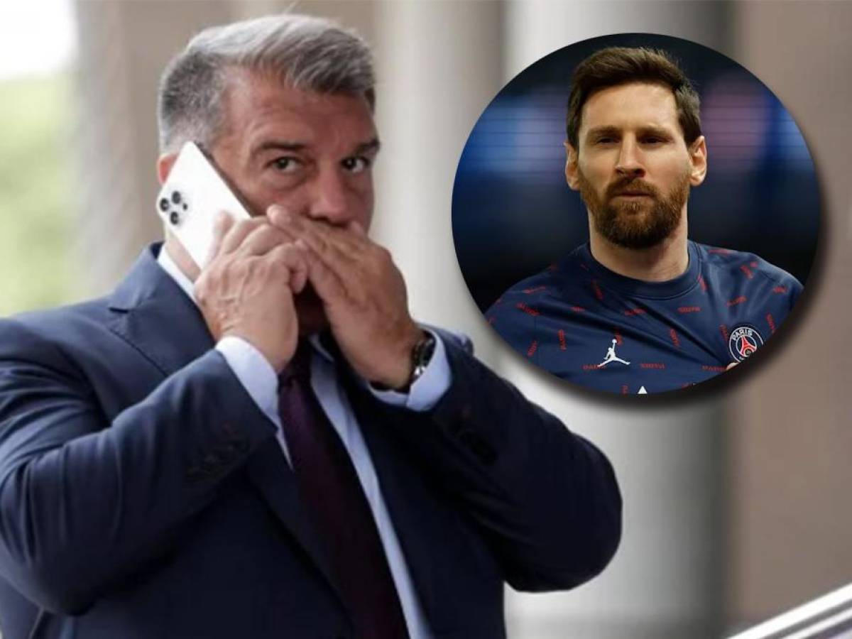 ¿Messi regresa al Barcelona? La frase que soltó Laporta desde Colombia sobre su posible vuelta y habla de la Superliga europea