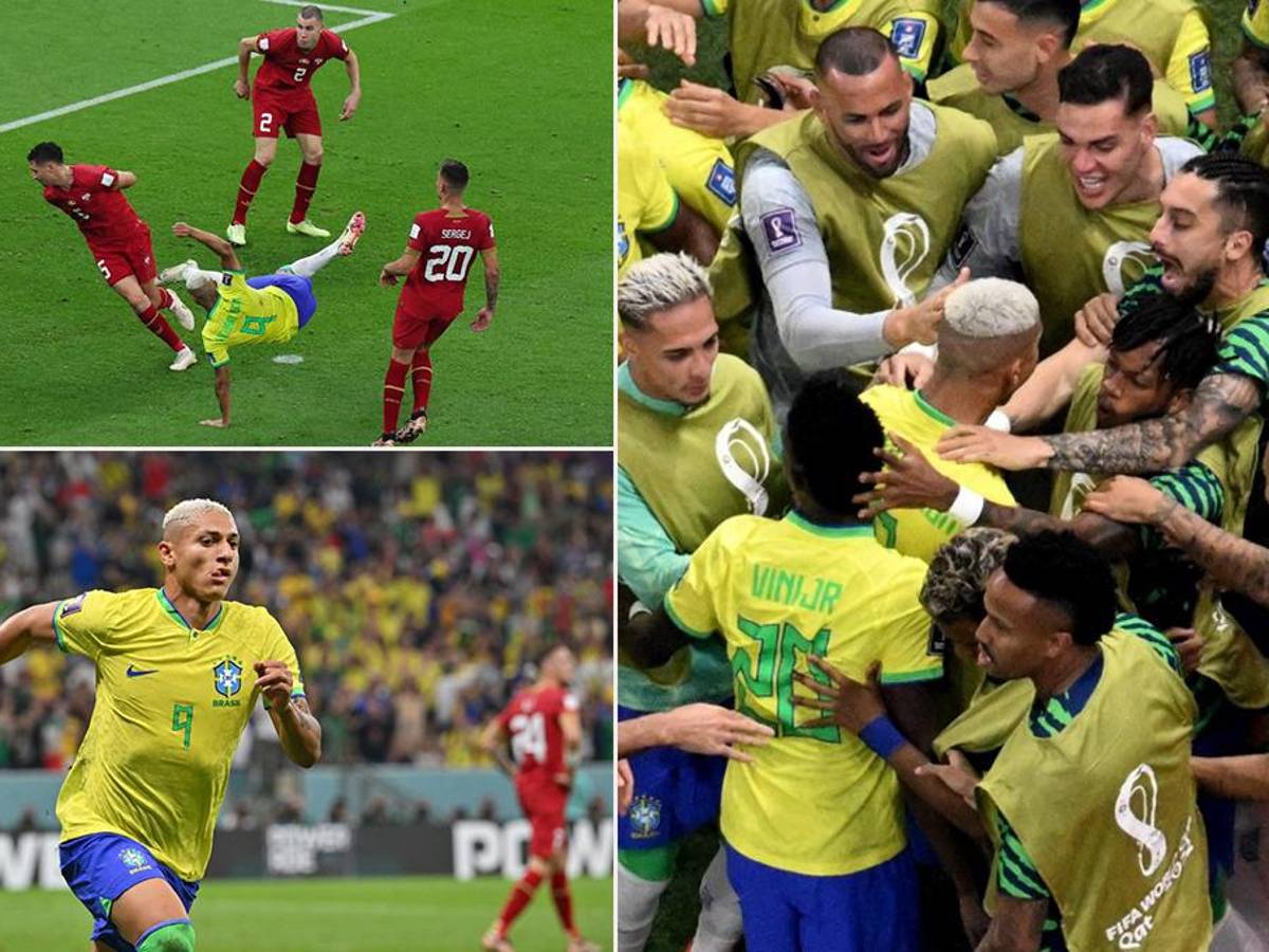 ¡Con una tijereta infernal! Brasil derrotó a Serbia en su debut del Mundial Qatar 2022 gracias al doblete de Richarlison