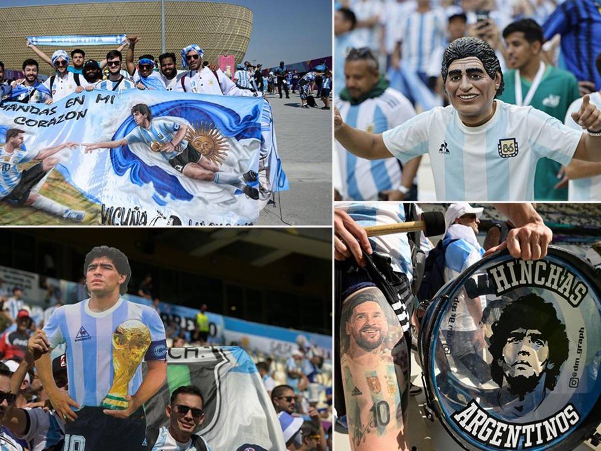 Aficionados argentinos llevan a Maradona a una nueva Copa del Mundo: ‘‘Seguiré yendo a Mundiales hasta que el Diego me llame’’