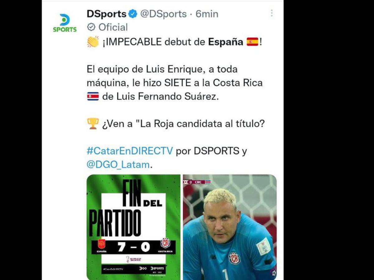 ¡C0s7a Rica! así reaccionó la prensa internacional tras el triunfo de España ante los ticos en el Mundial de Qatar 2022