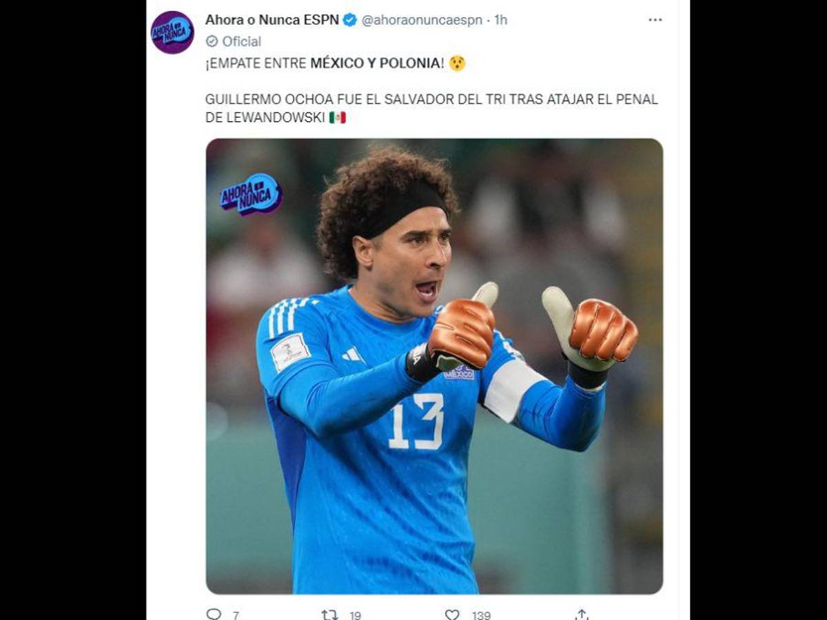 Alaban a Ochoa, le piden más al Chucky y Argentina sigue viva: así reaccionó la prensa tras el empate de México y Polonia