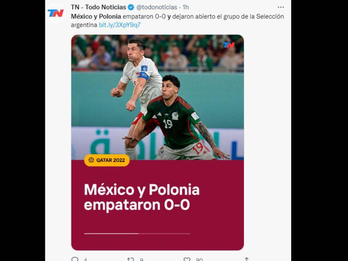 Alaban a Ochoa, le piden más al Chucky y Argentina sigue viva: así reaccionó la prensa tras el empate de México y Polonia
