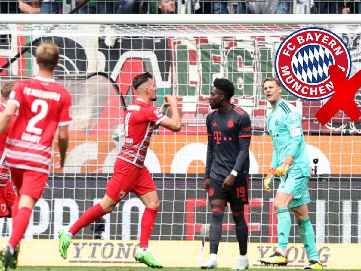 Batacazo: Bayern Múnich tropieza ante Augsburg y suma su cuarto partido sin ganar en Bundesliga