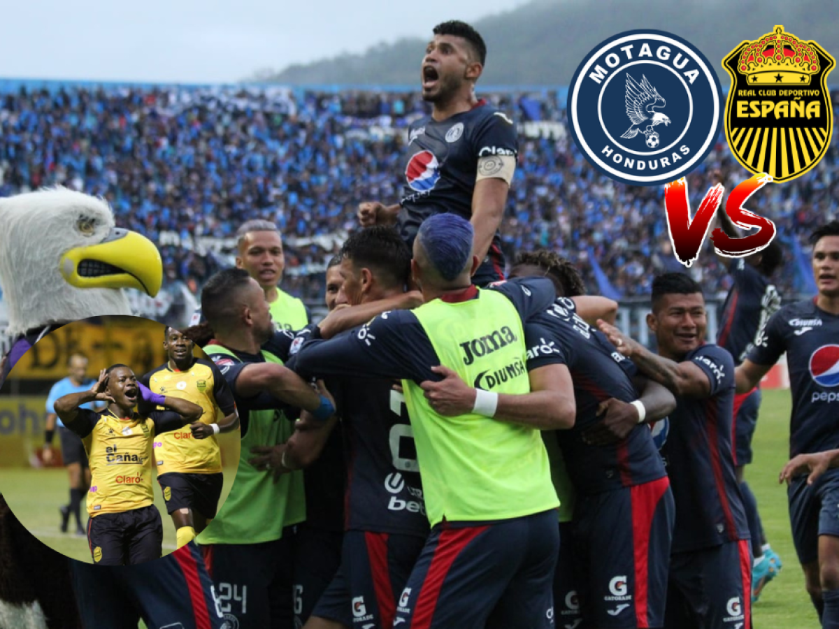 ¡El Ciclón avasalla! ¿Cómo marcha la serie entre Motagua - Real España en partidos disputados en Tegucigalpa?