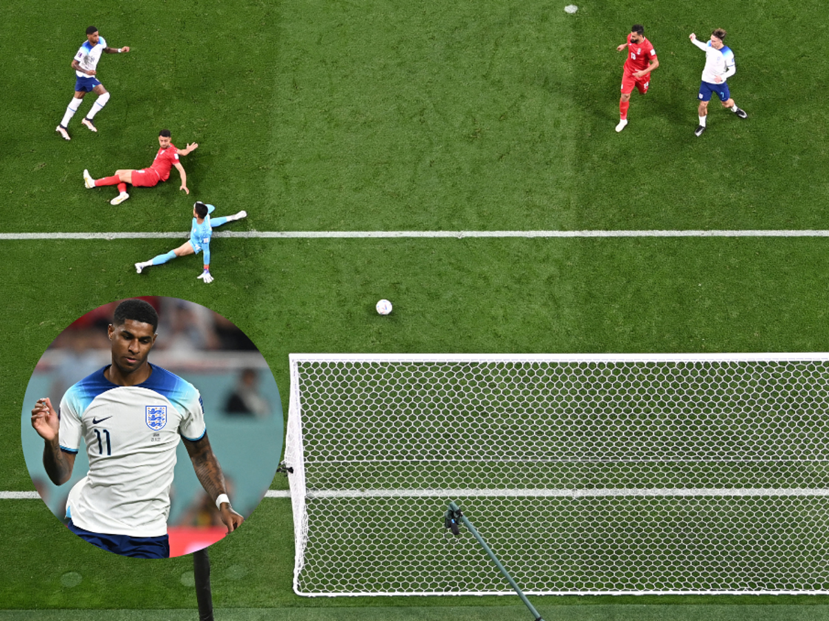 ¡Bárbaro! No tenía ni dos minutos en el campo: Marcus Rashford endosa la “manita” a Irán