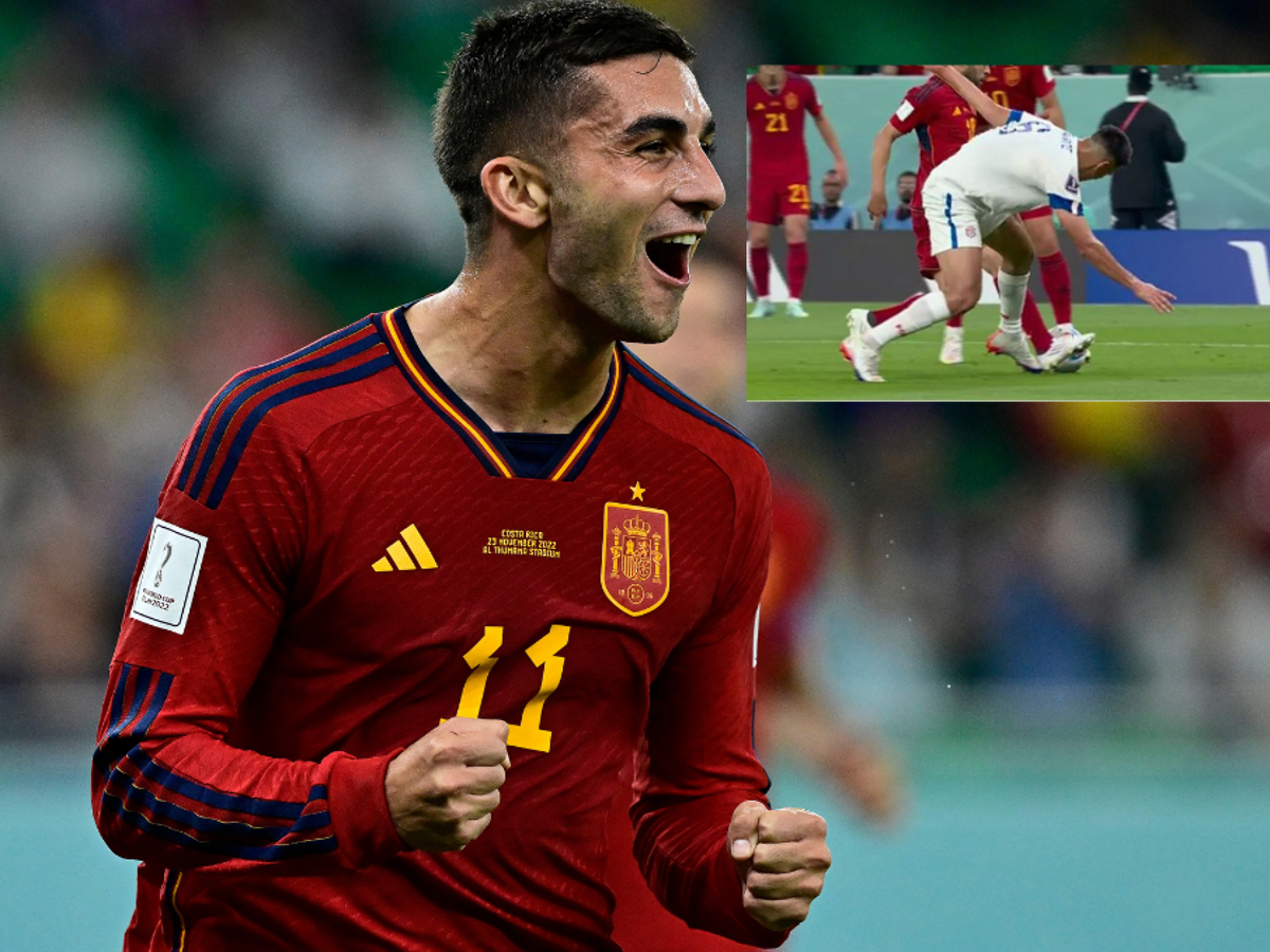 ¡Humillación a Costa Rica! Óscar Duarte se equivoca, el árbitro pita penal y Ferran Torres transforma el tercero de España