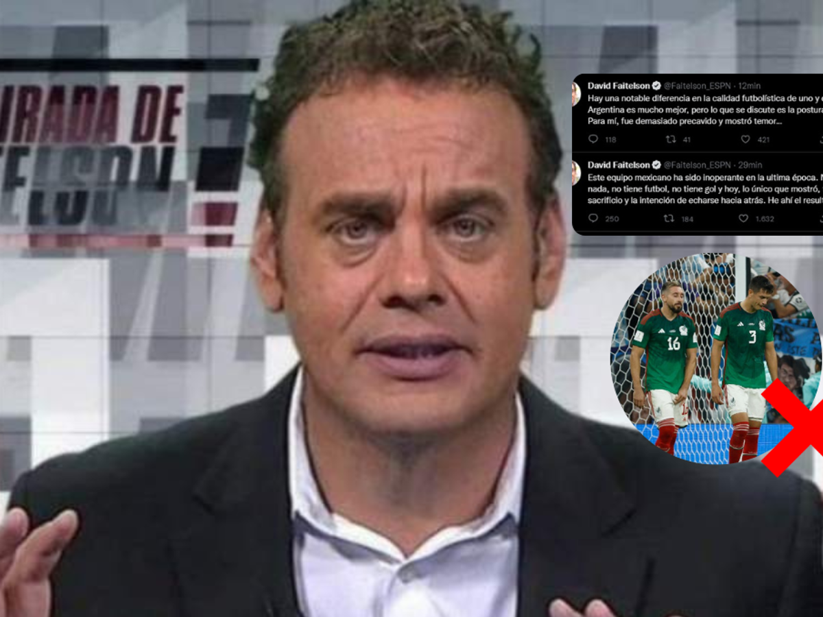 David Faitelson arremete contra México tras la dolorosa derrota ante Argentina: “No juega a nada, no tiene fútbol”