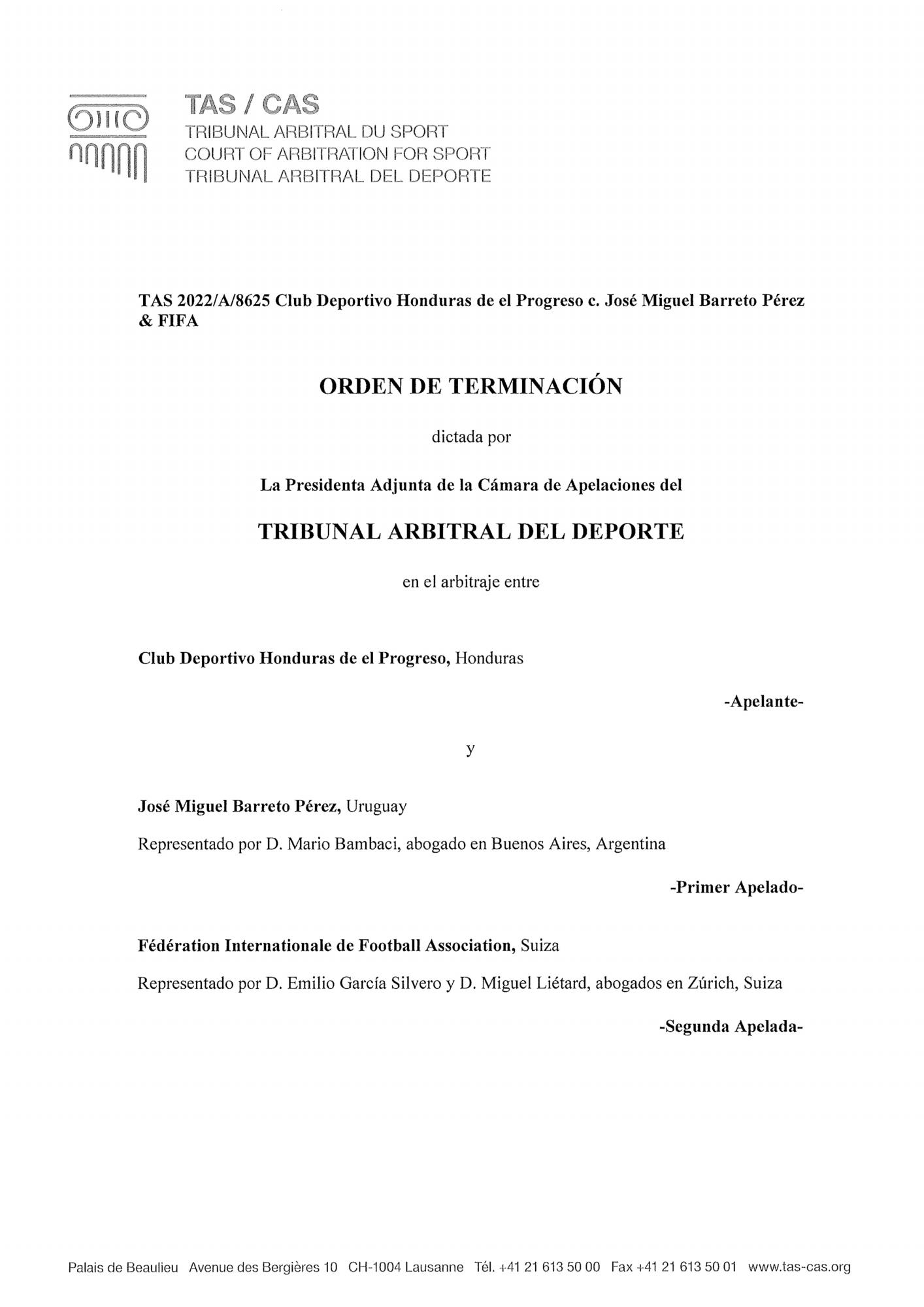 Más problemas legales para Honduras Progreso: FIFA vuelve a fallar en su contra por deuda con el uruguayo José Barreto