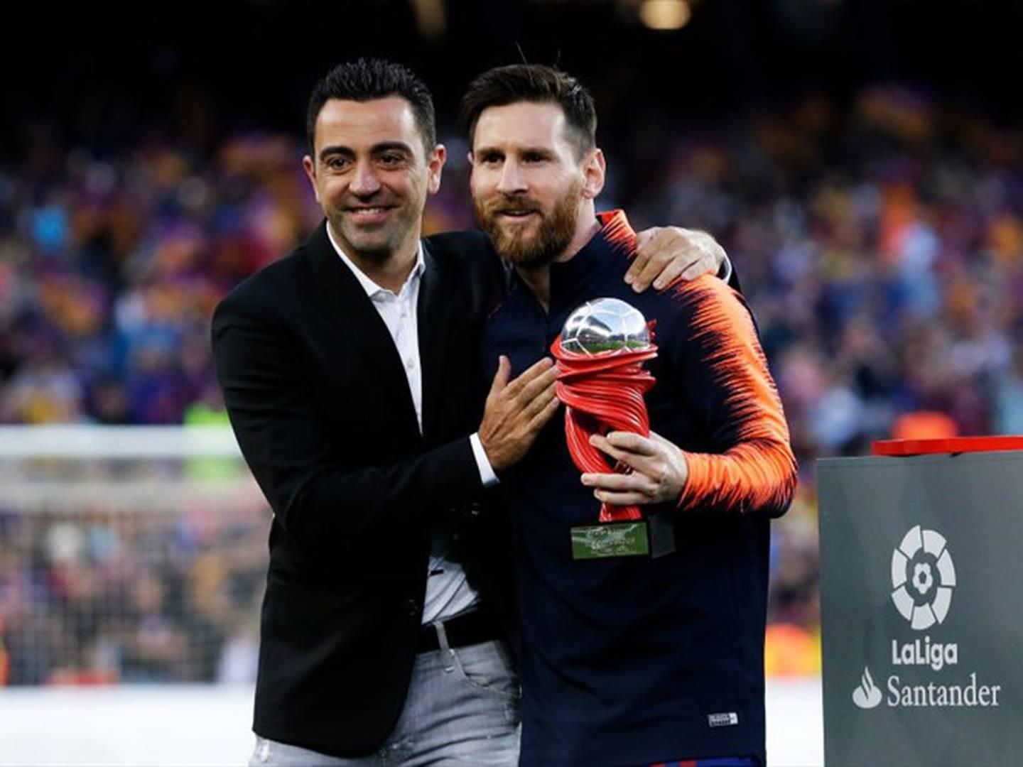 Xavi espera contar con Messi para la temporada que viene en el Barcelona.
