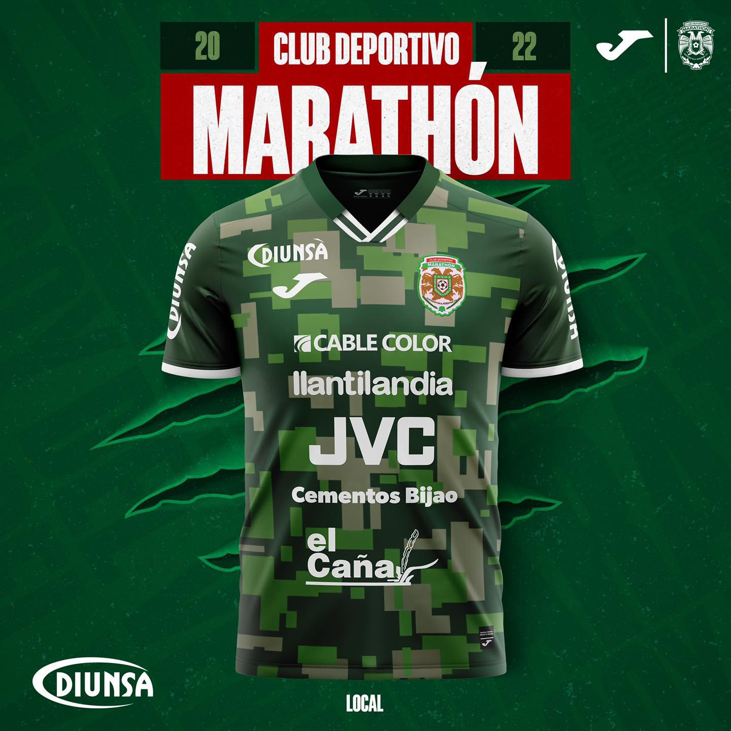 Marathón presenta el nuevo uniforme que usará en el torneo Clausura 2022 de la Liga Nacional