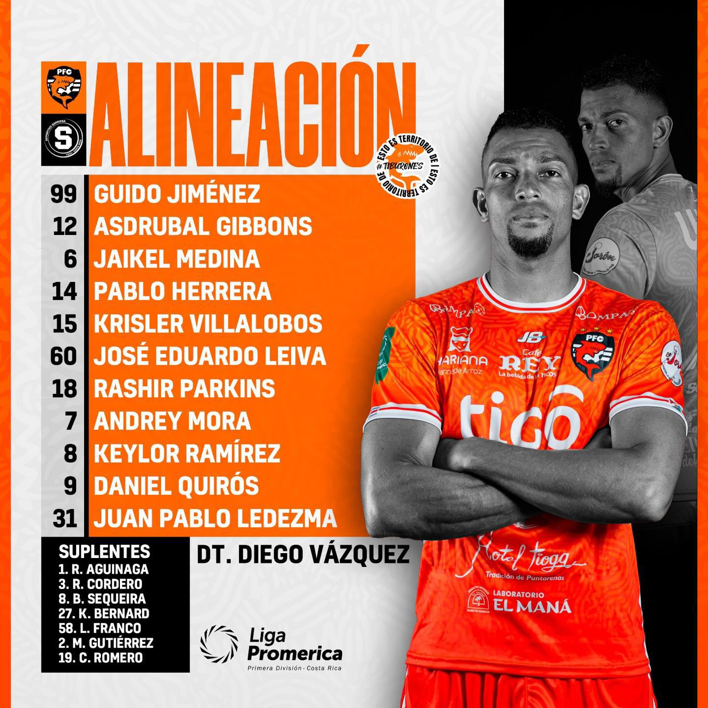 Diego Vázquez debuta al frente del Puntarenas con dolorosa derrota contra el Saprissa de Michaell Chirinos