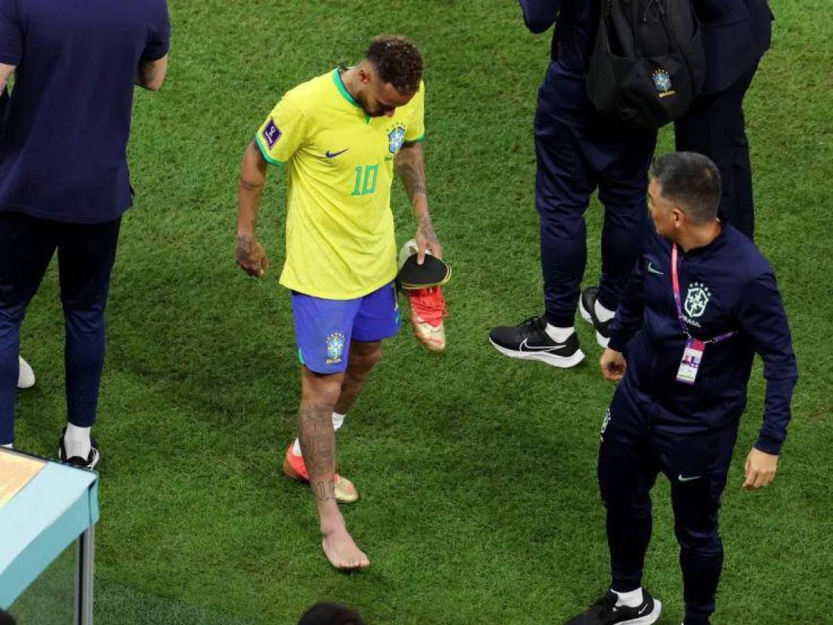 Doloroso: Neymar deja al descubierto en redes sociales la “evolución” de su terrible lesión en Brasil - Serbia