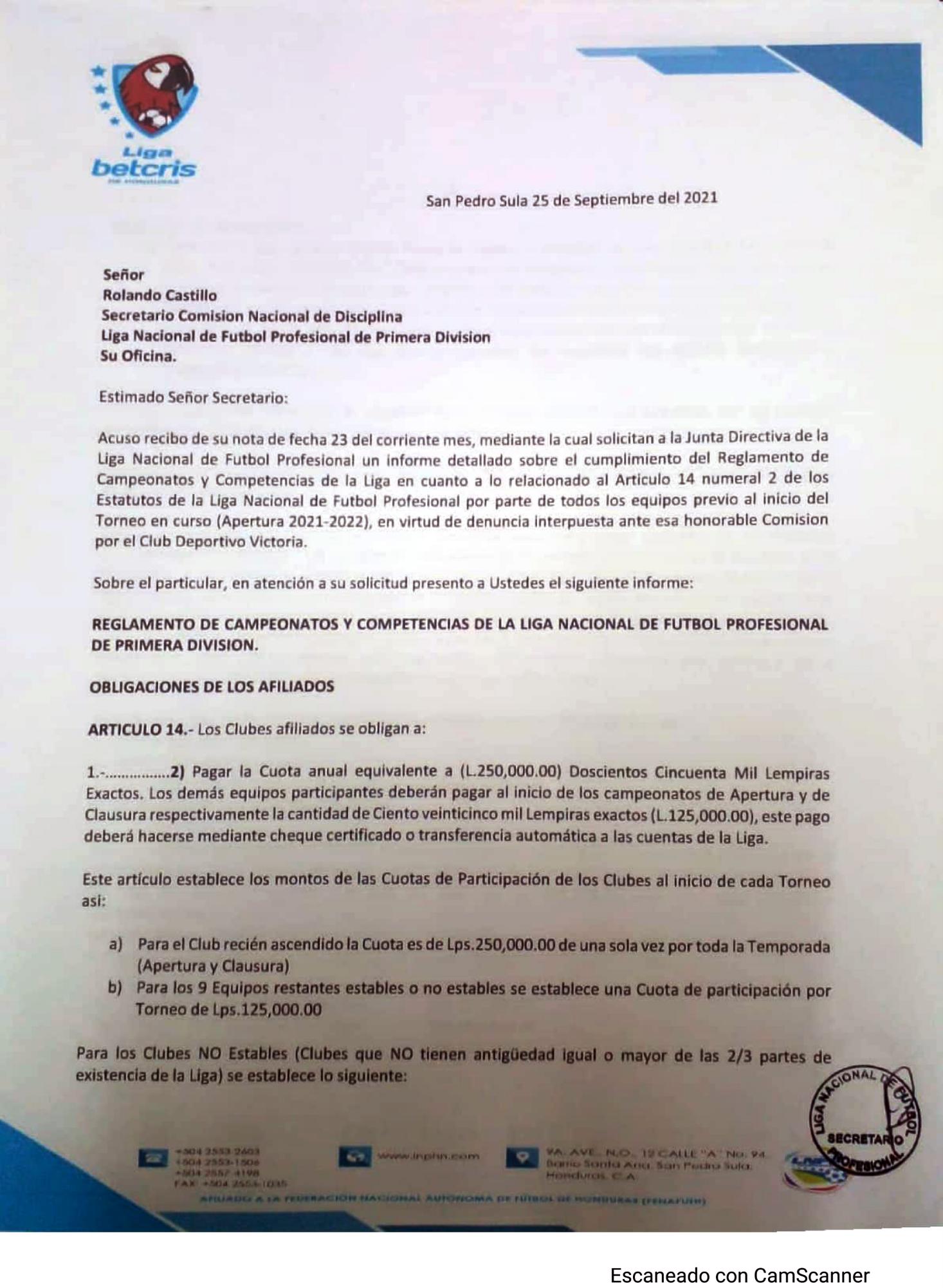 Informe Salomon Galindo