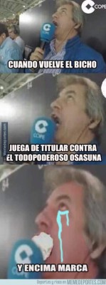 Los mejores memes de la goleada del Real Madrid al Osasuna