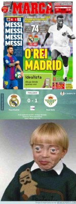 Real Madrid pierde con Betis y los memes masacran a Cristiano Ronaldo