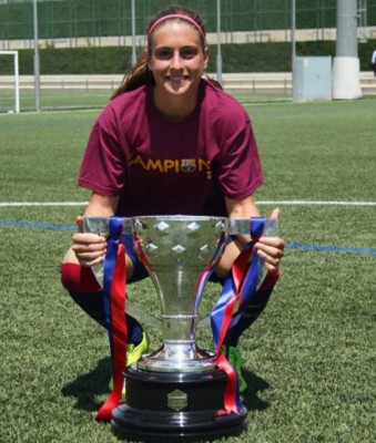 ¡BELLEZA! Así es Alexia Putellas, la hermosa delantera del Barcelona femenino