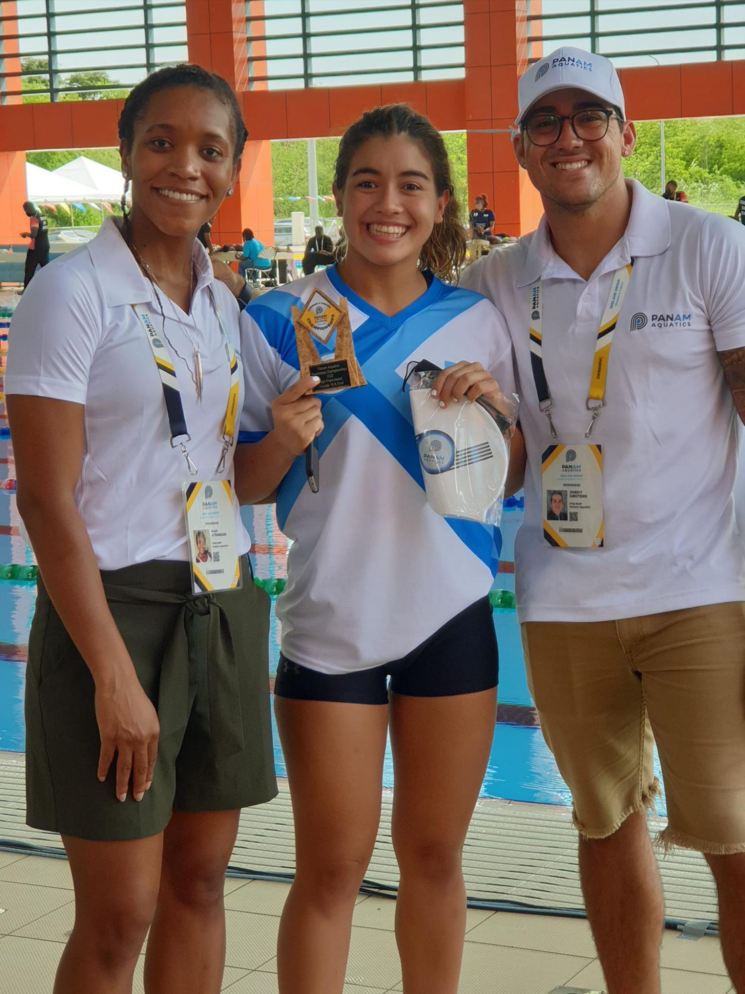 Michell Ramírez fue la campeona de la categoría 18 y mayores en Trinidad y Tobago.